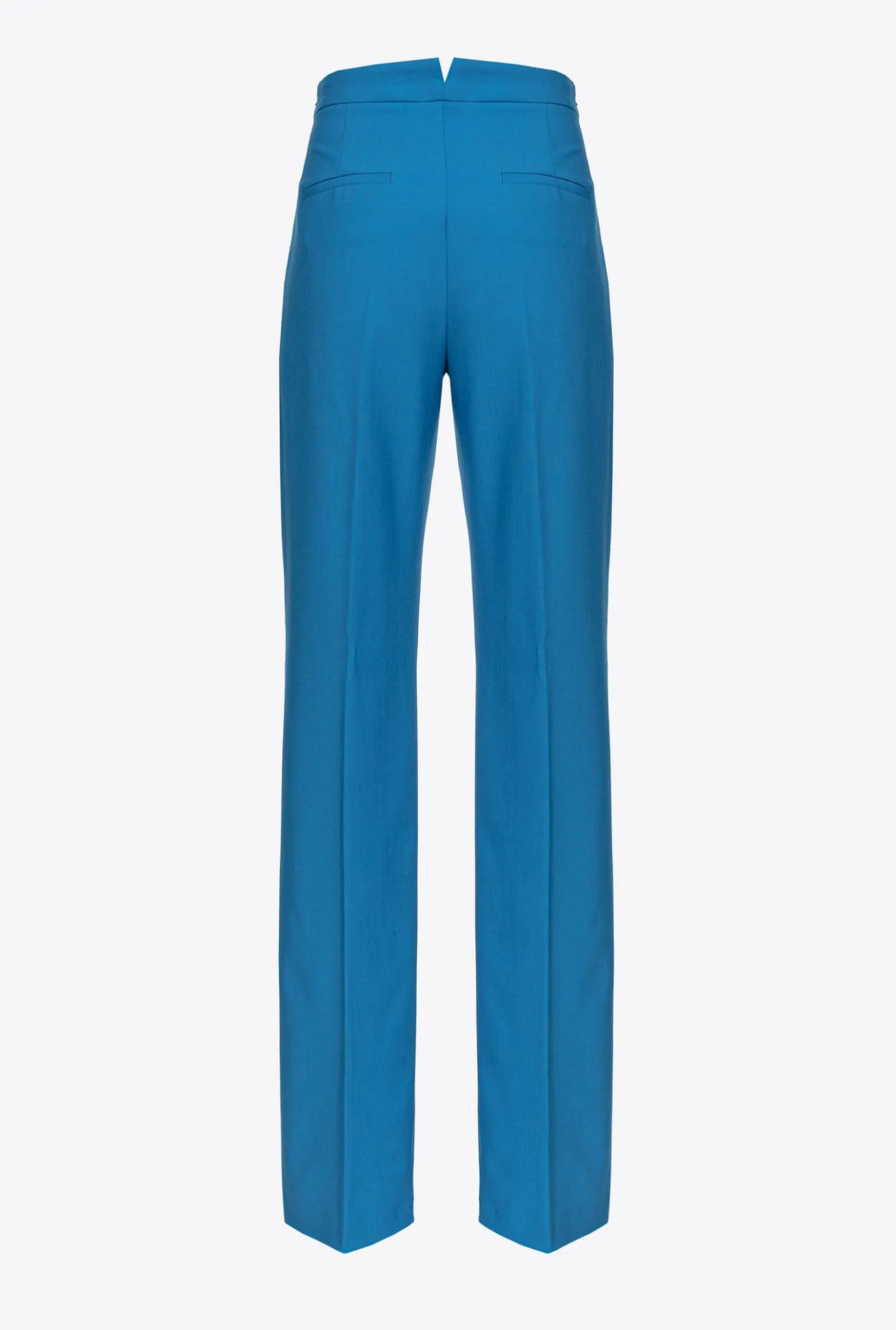 Tailleurs Et Ensembles|PINKO Pantalon Ample En Tissu De Laine Bleu Directoire