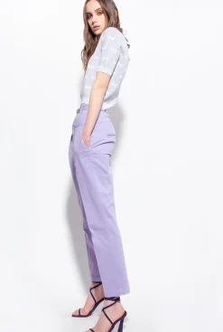 Jeans|PINKO Pantalon Bustier Ceinture Violet