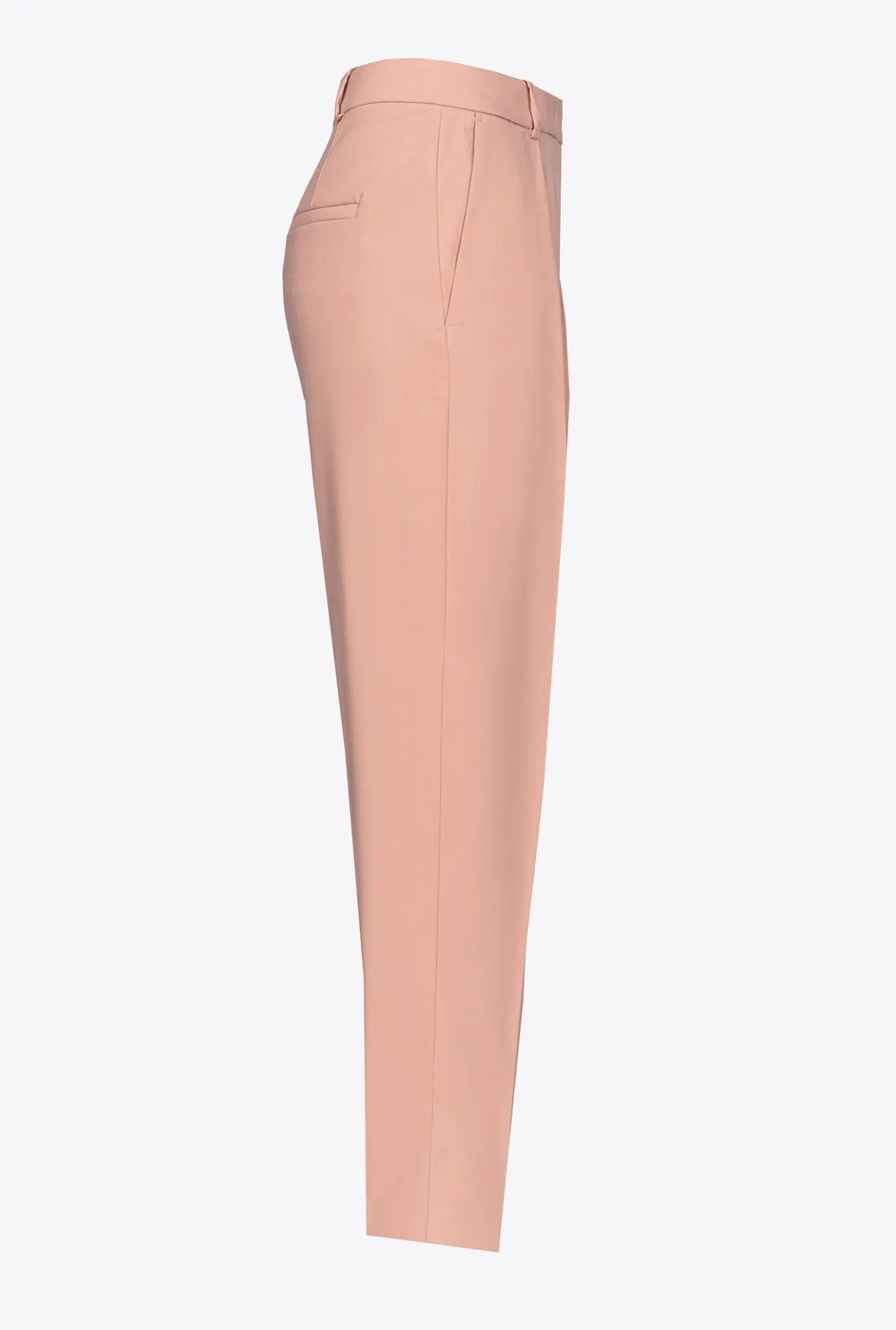 Tailleurs Et Ensembles|PINKO Pantalon Coupe Carotte En Satin Rose - Camee