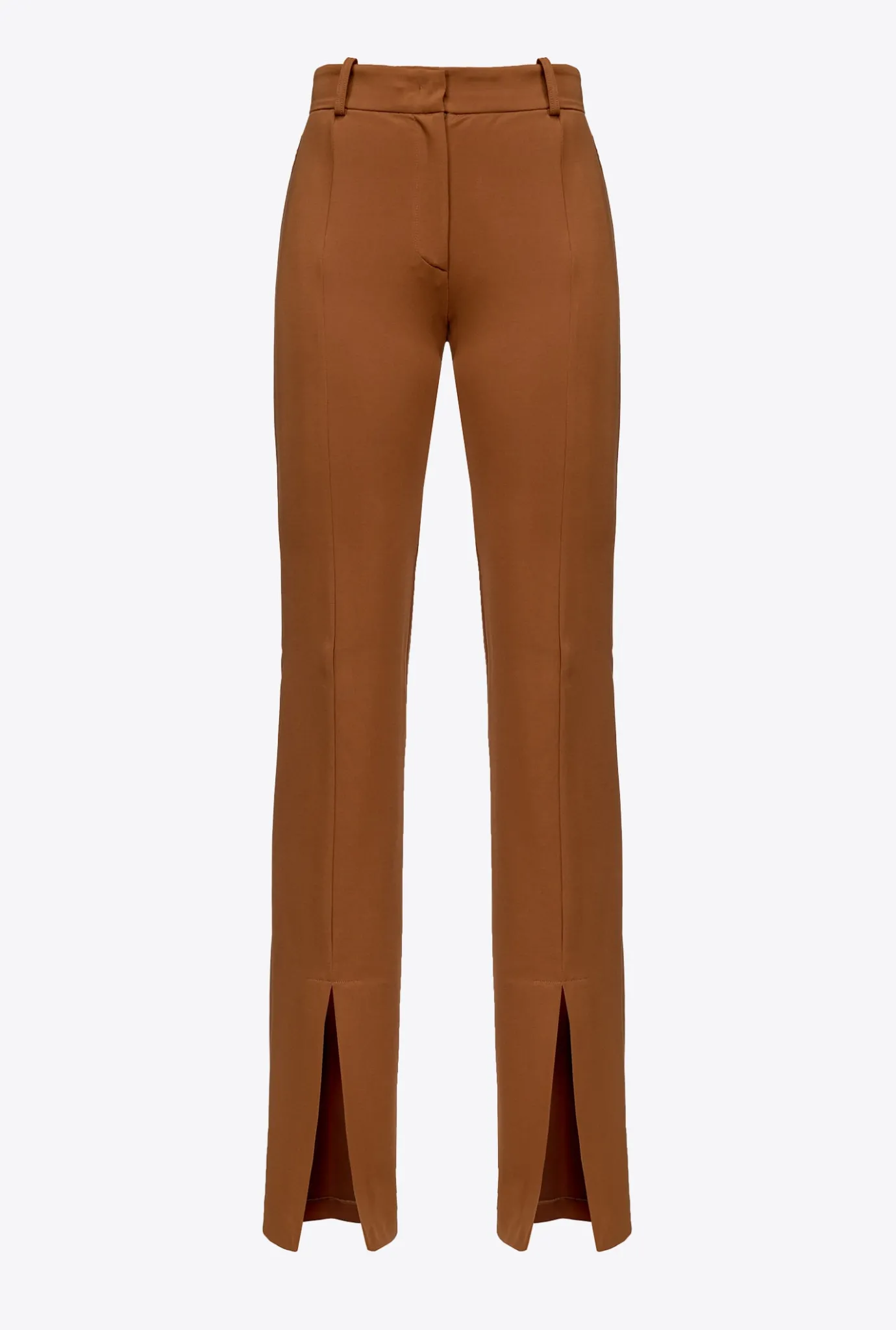 Tailleurs Et Ensembles|PINKO Pantalon Fendu Marron - Basset