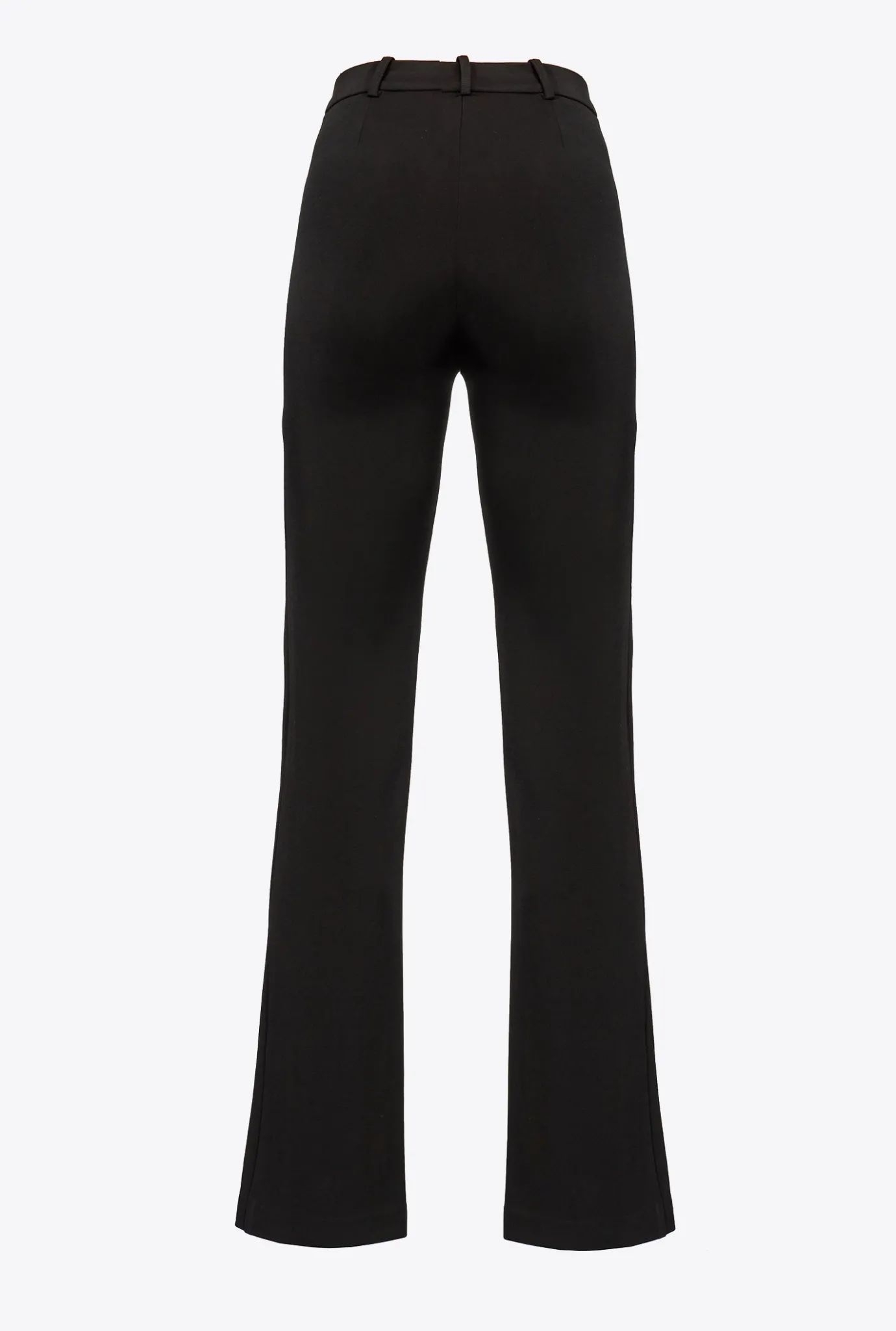 Tailleurs Et Ensembles|PINKO Pantalon Fendu Noir Limousine