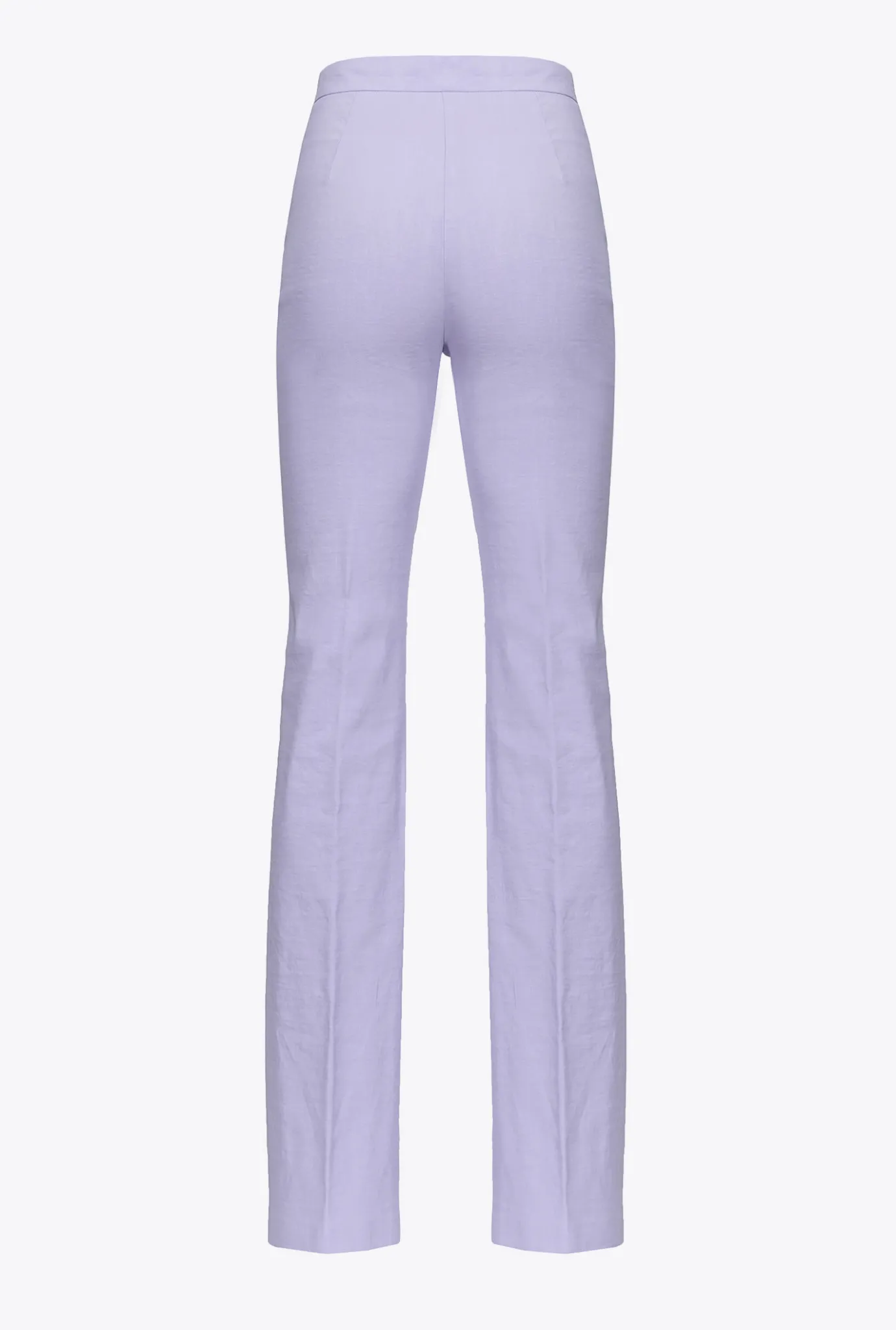 Tailleurs Et Ensembles|PINKO Pantalon Fendu En Bas Orchidee Claire