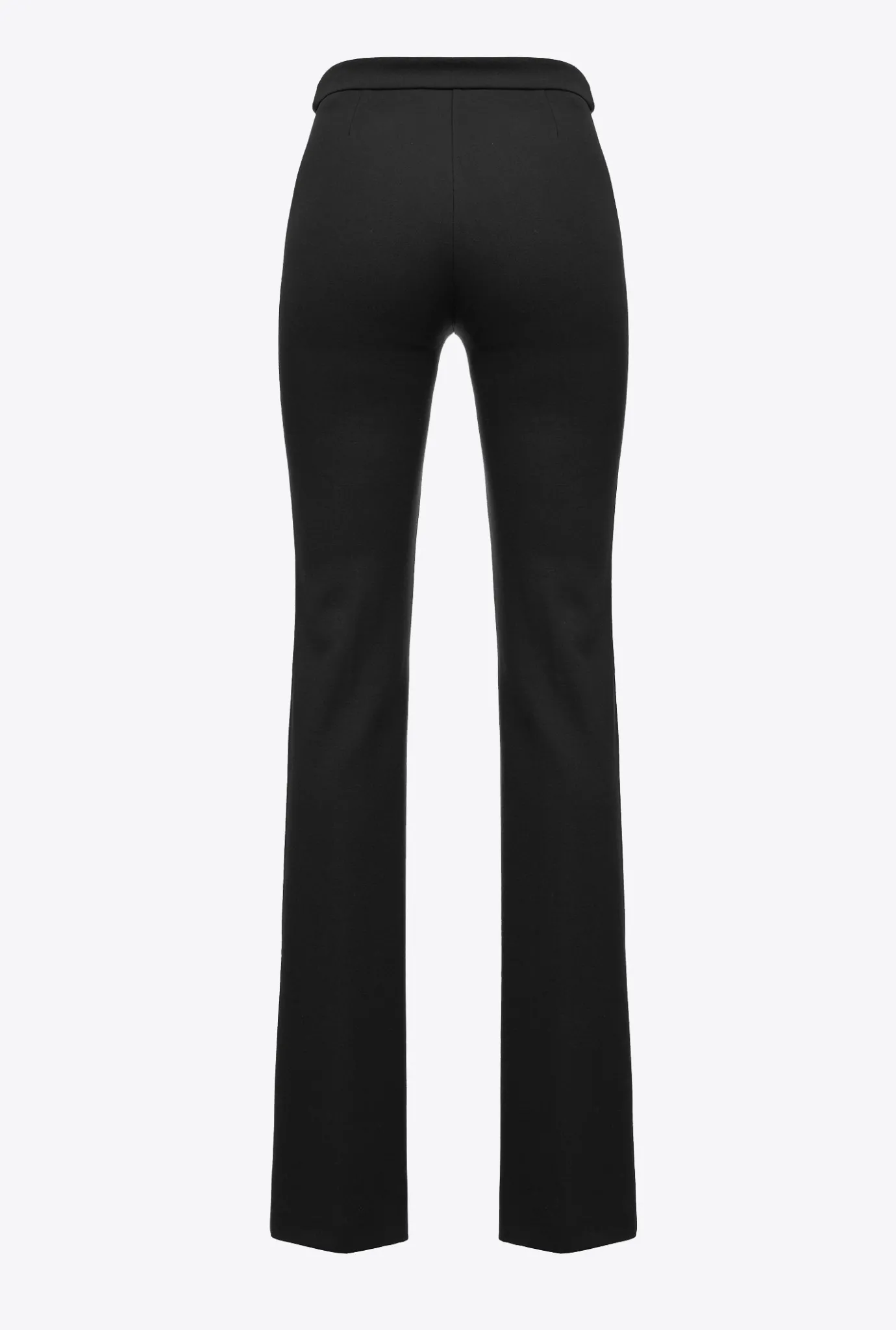 Tailleurs Et Ensembles|PINKO Pantalon Flare A Boutons Noir Limousine