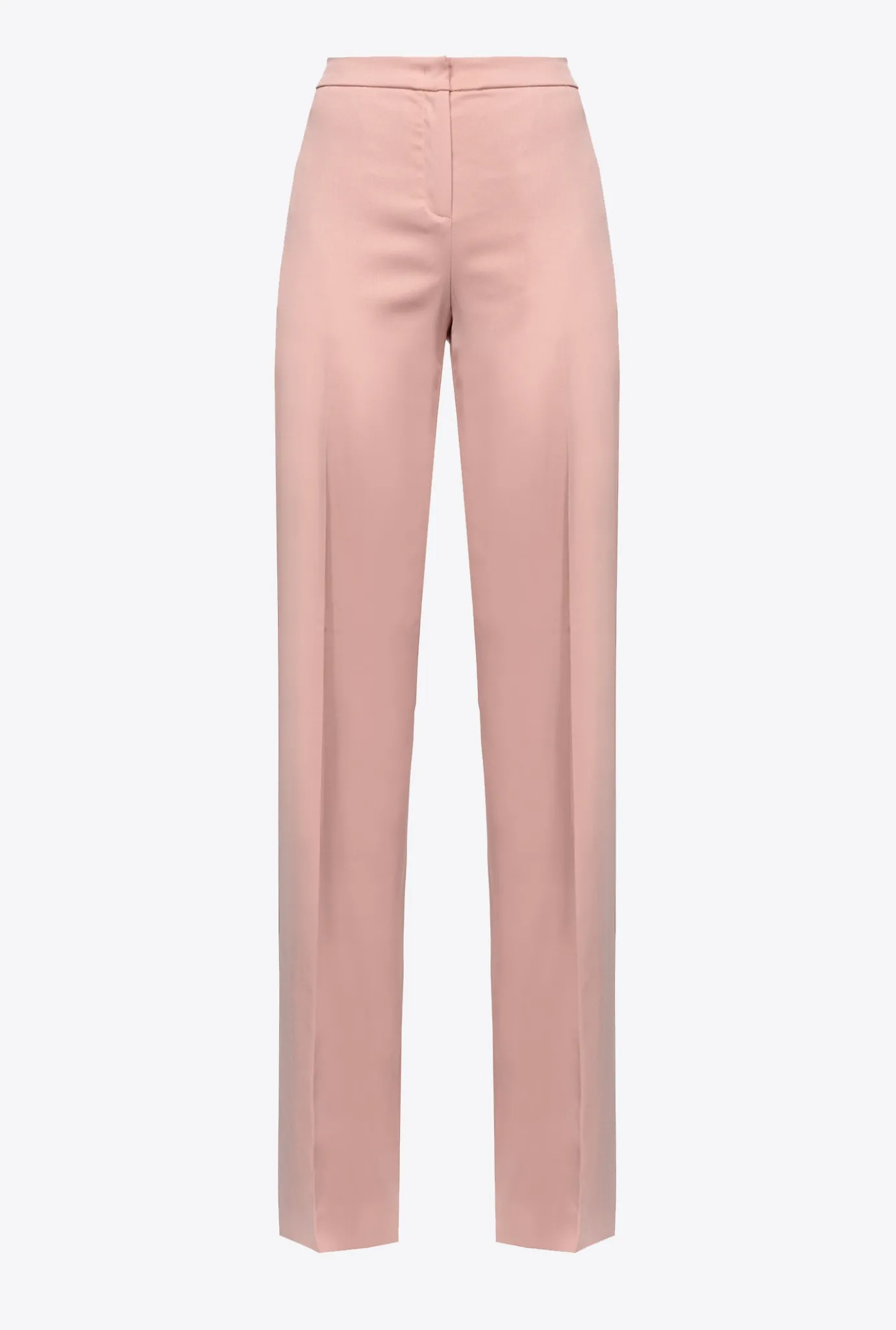 Tailleurs Et Ensembles|PINKO Pantalon Flare Brillant Rose - Camee