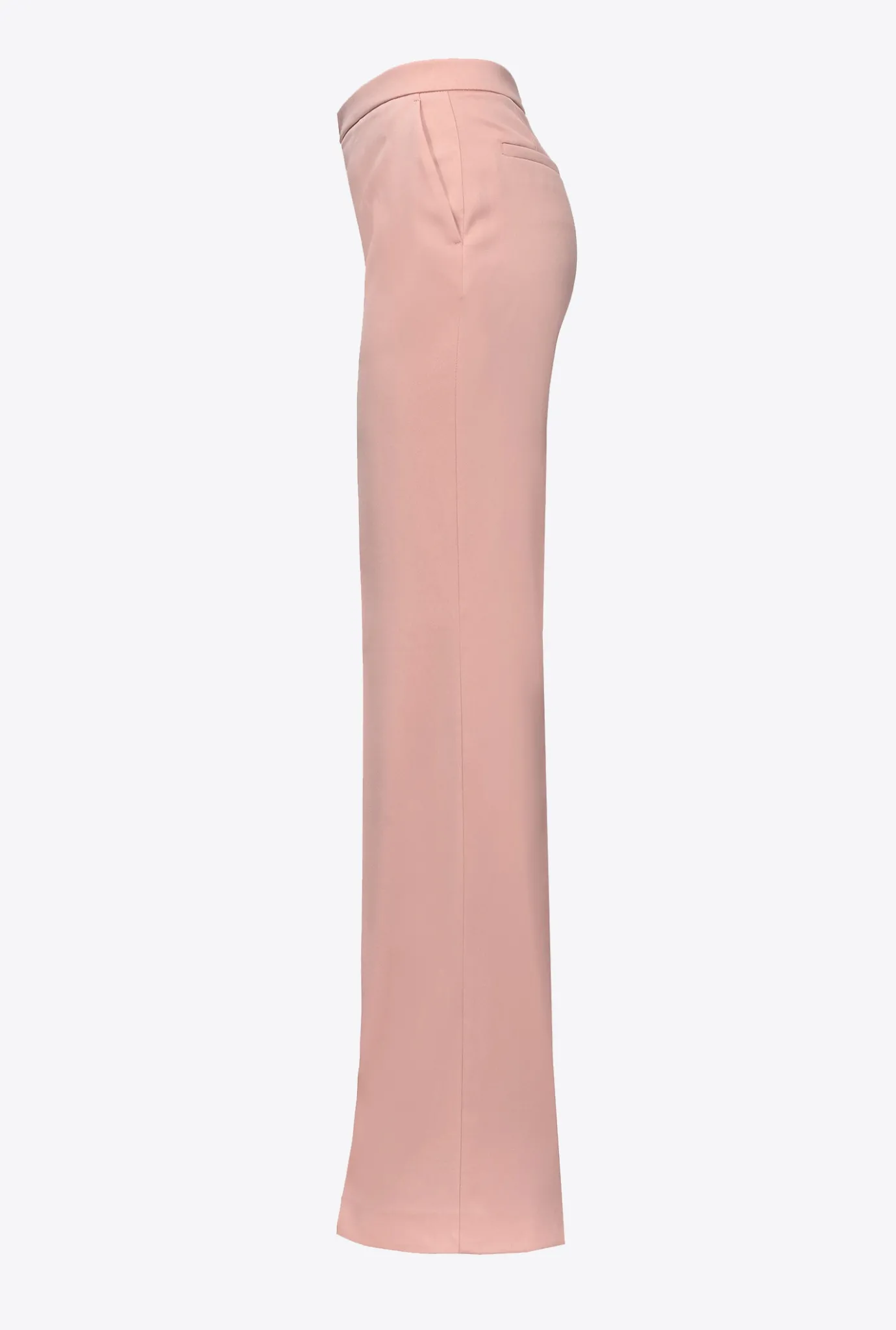 Tailleurs Et Ensembles|PINKO Pantalon Flare Brillant Rose - Camee