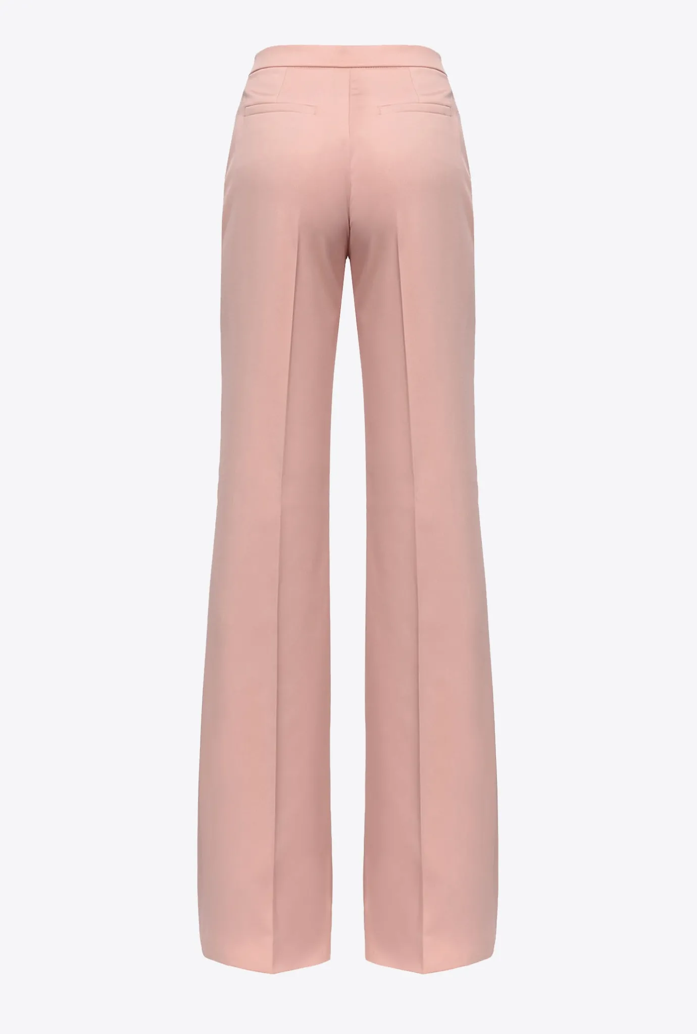 Tailleurs Et Ensembles|PINKO Pantalon Flare Brillant Rose - Camee