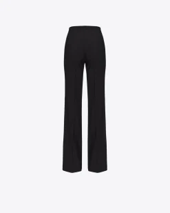 Tailleurs Et Ensembles|PINKO Pantalon Flare Stretch Noir Limousine