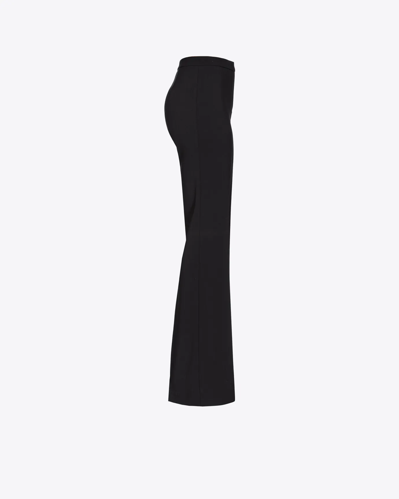 Tailleurs Et Ensembles|PINKO Pantalon Flare Stretch Noir Limousine