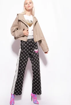 Vêtements D'extérieur|PINKO Parka Courte A Lacets Boa