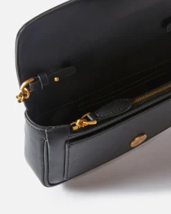 Sacs À Bandoulière|PINKO Pocket Love Bag One Simply Noir-Vieil Or