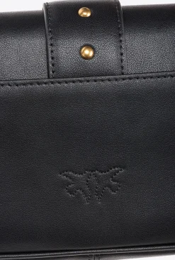 Sacs À Bandoulière|PINKO Pocket Love Bag One Simply Noir-Vieil Or