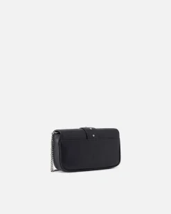 Sacs À Bandoulière|PINKO Pocket Love Bag One Simply Noir-Vieil Argent