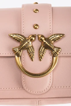 Sacs À Bandoulière|PINKO Pocket Love Bag One Simply Rose/Rose Poudre-Or Antique