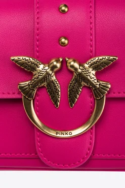 Sacs À Bandoulière|PINKO Pocket Love Bag One Simply Rose Pinko-Or Antique