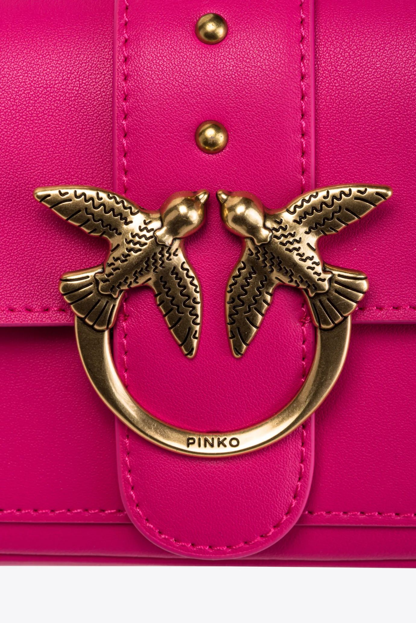 Sacs À Bandoulière|PINKO Pocket Love Bag One Simply Rose Pinko-Or Antique