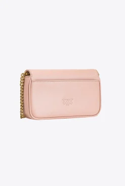 Sacs À Bandoulière|PINKO Pocket Love Bag Simply Rose/Rose Poudre-Or Antique
