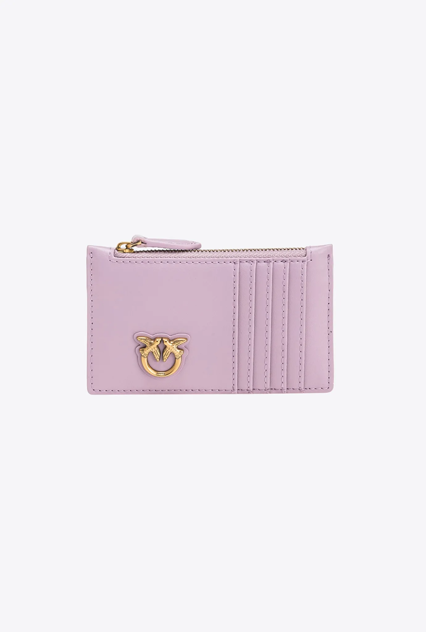 Maroquinerie|PINKO Porte-Cartes Zippe Iris-Or Antique