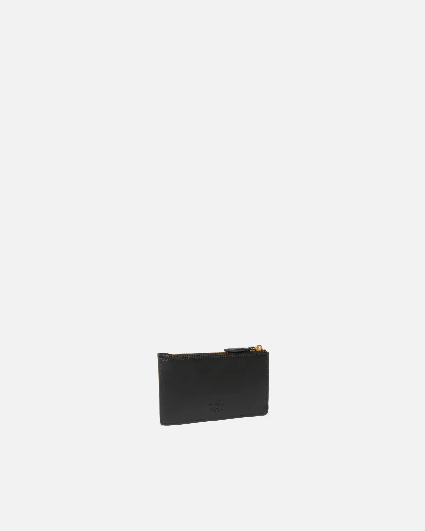 Maroquinerie|PINKO Porte-Cartes Zippe Noir-Vieil Or