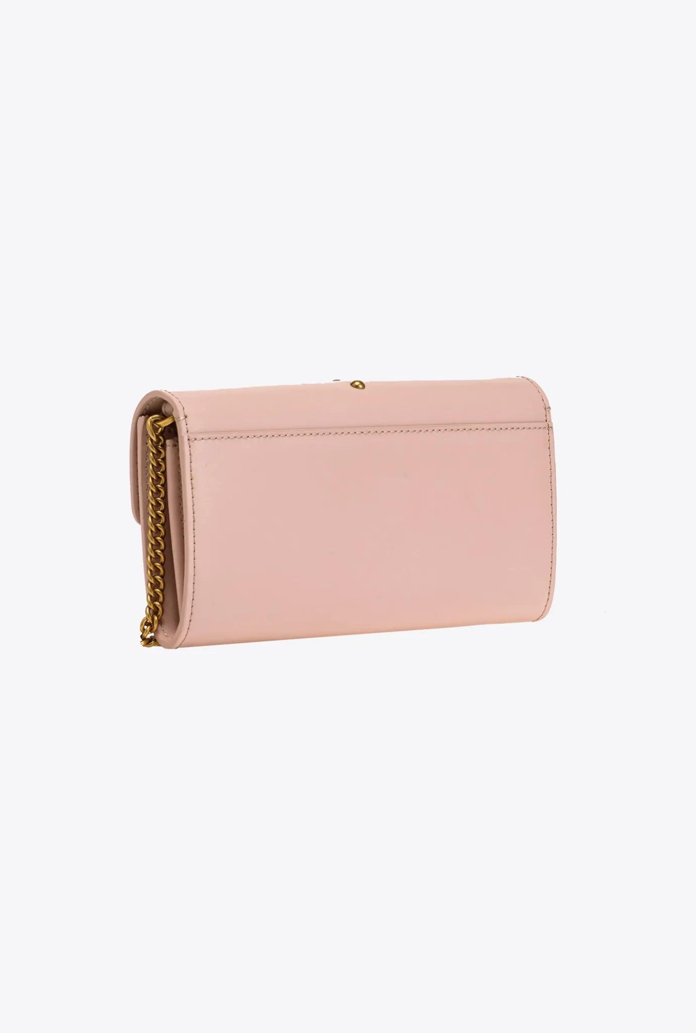 Sacs À Bandoulière|PINKO Portefeuille Love Bag Simply Rose/Rose Poudre-Or Antique