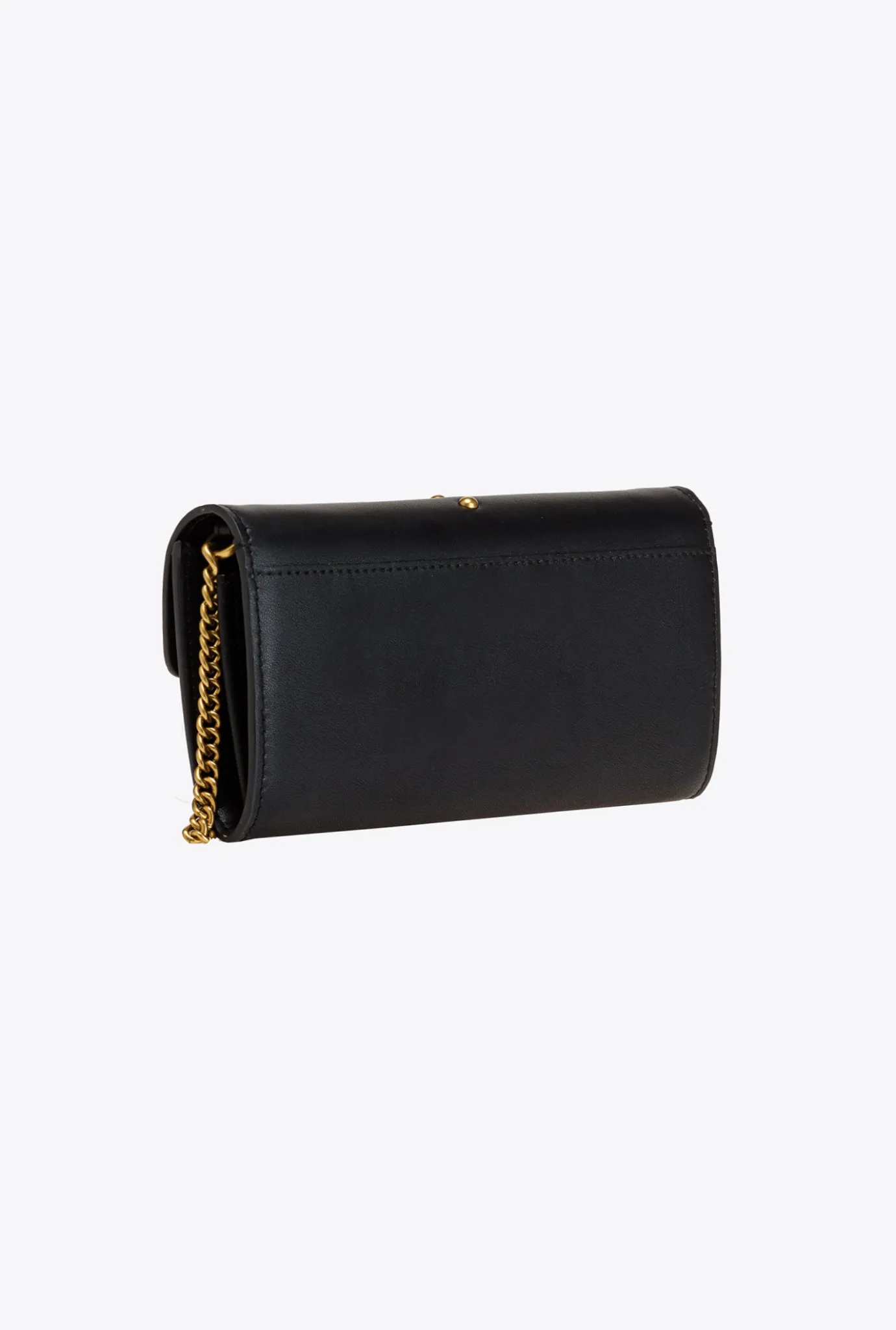 Sacs À Bandoulière|PINKO Portefeuille Love Bag Simply Noir-Vieil Or