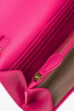 Maroquinerie|PINKO Portefeuille Love Bag Simply Rose Pinko-Or Antique