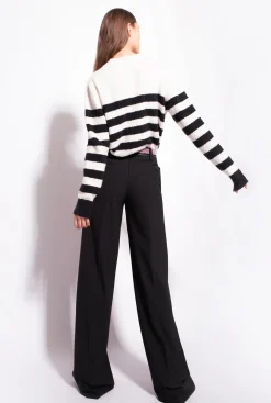 Pièces En Maille|PINKO Pull Avec Coeur En Intarsia Multi. Blanc/Noir/Rouge