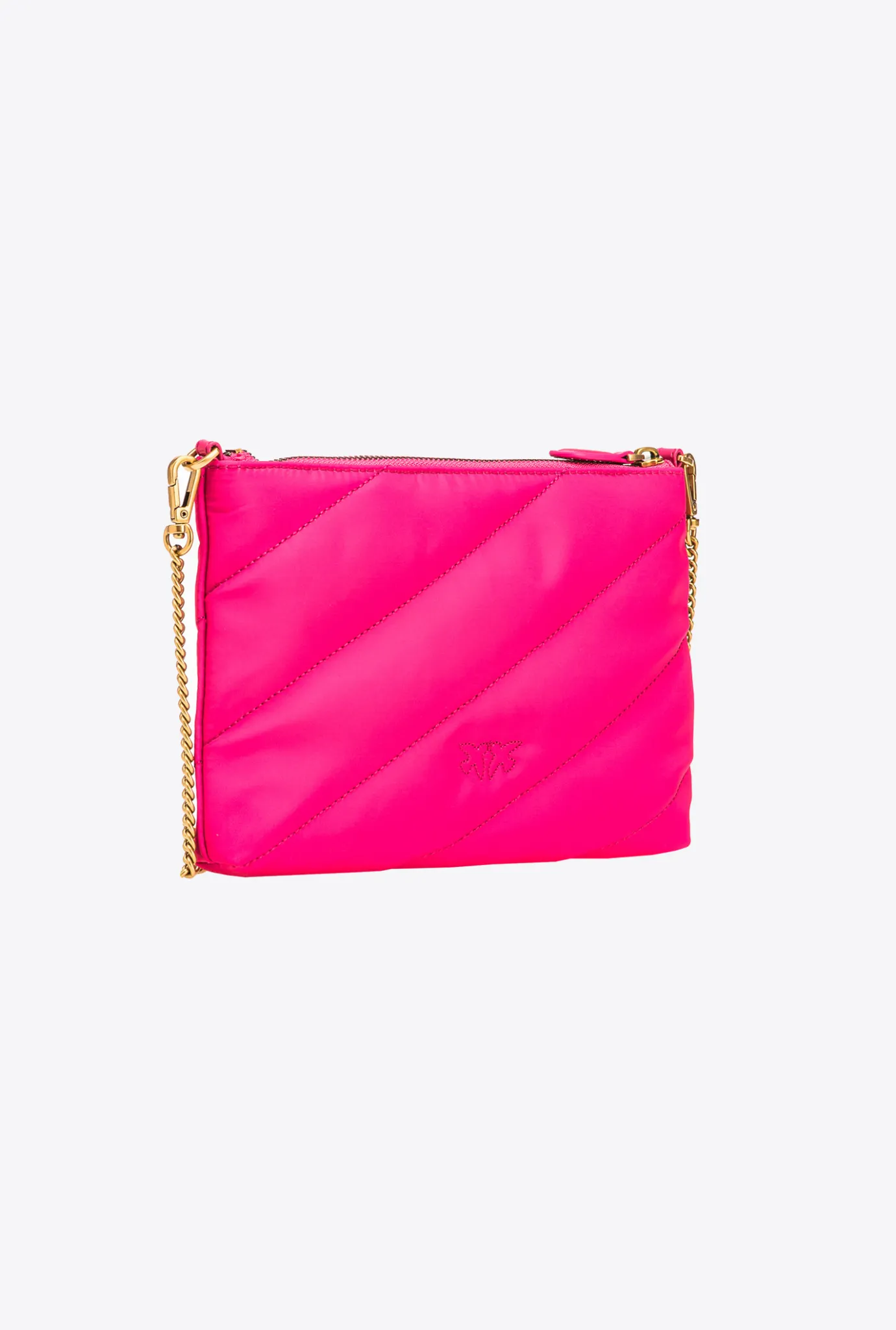 Sacs À Bandoulière|PINKO Sac A Bandoulière Flat Bag Recycled Rose Pinko-Or Antique