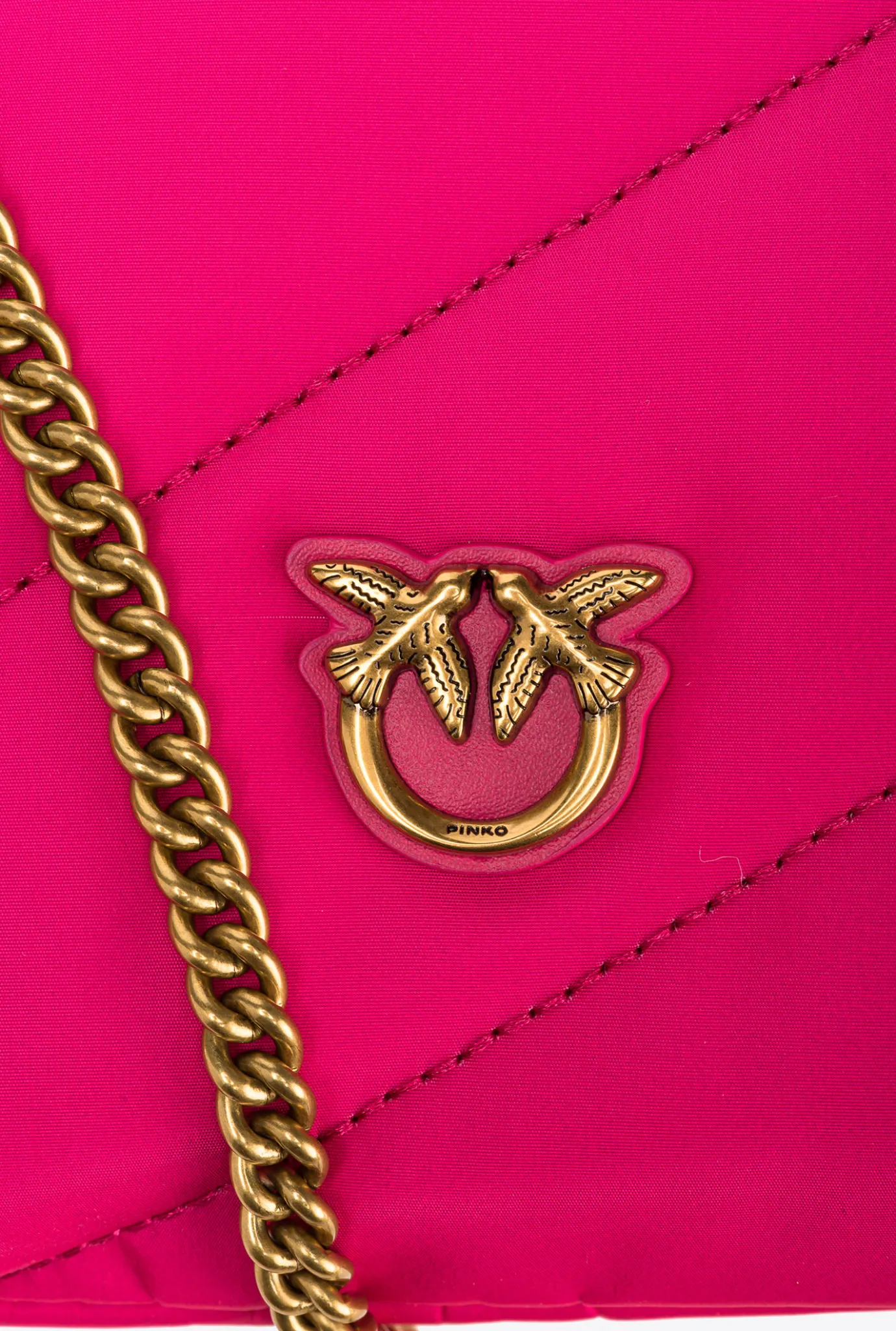 Sacs À Bandoulière|PINKO Sac A Bandoulière Flat Bag Recycled Rose Pinko-Or Antique