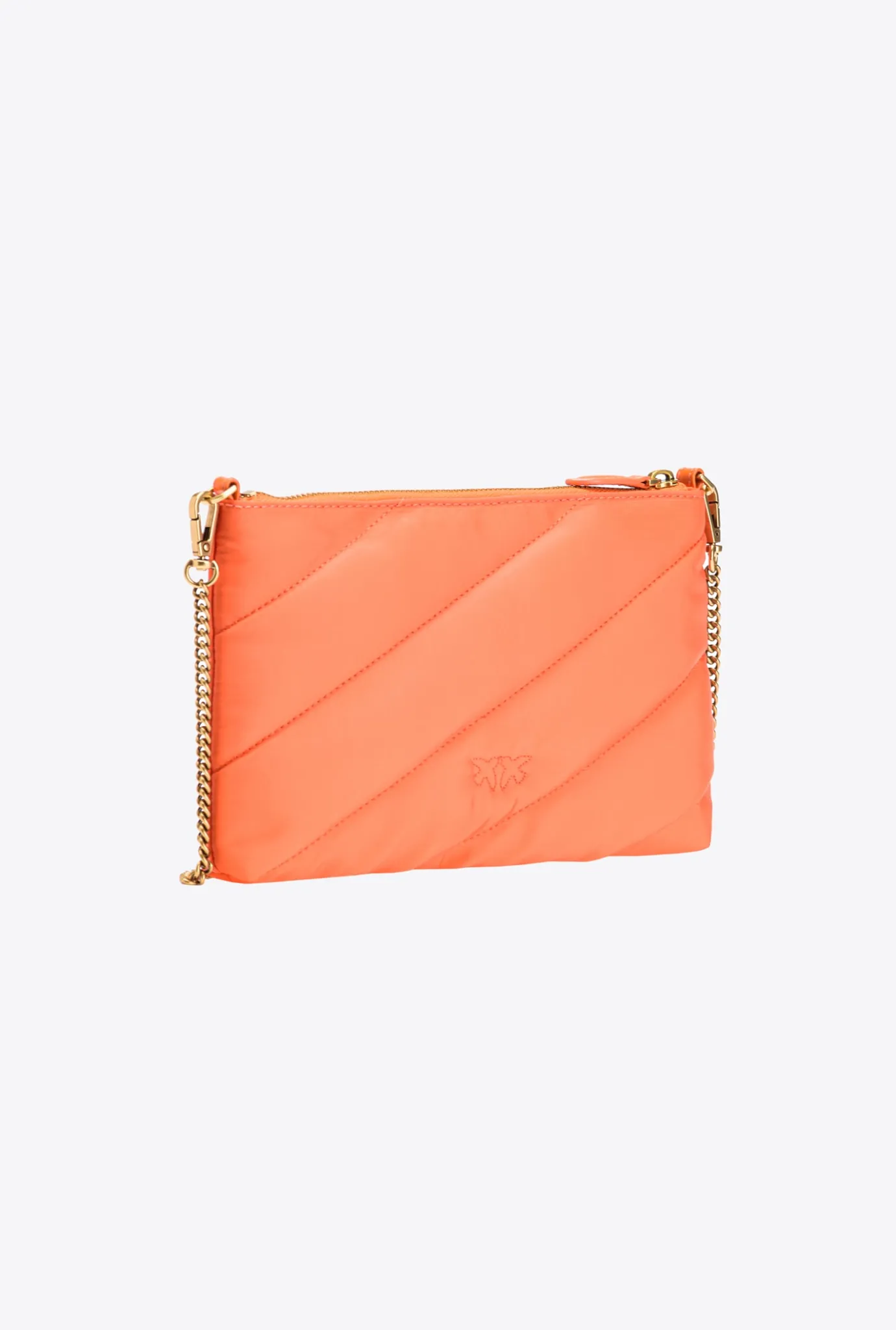 Sacs À Bandoulière|PINKO Sac A Bandoulière Flat Bag Recycled Orange Vif-Or Antique