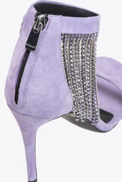 Chaussures|PINKO Sandales A Franges En Strass Iris