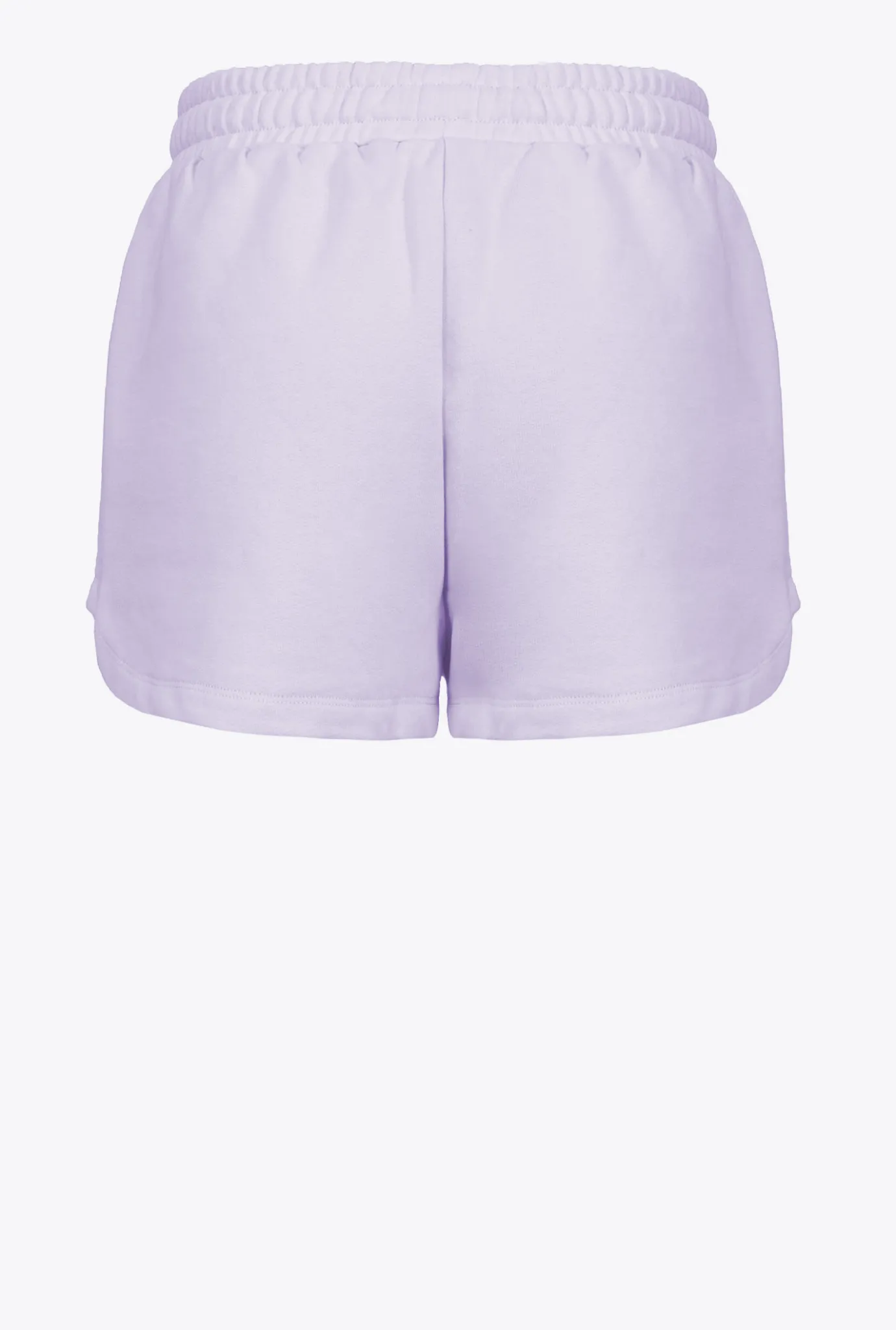 Tailleurs Et Ensembles|PINKO Short A Logo Imprime Lilas - Sorbet Clair