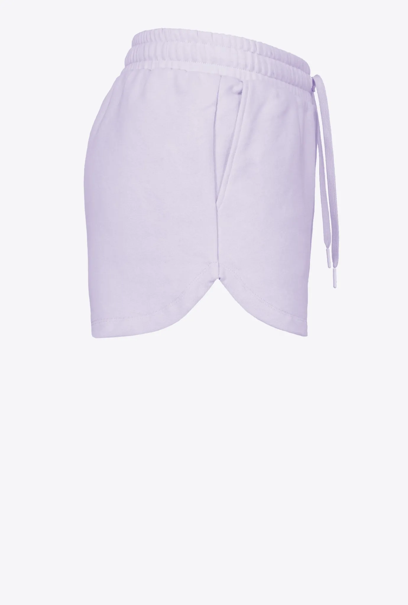 Tailleurs Et Ensembles|PINKO Short A Logo Imprime Lilas - Sorbet Clair
