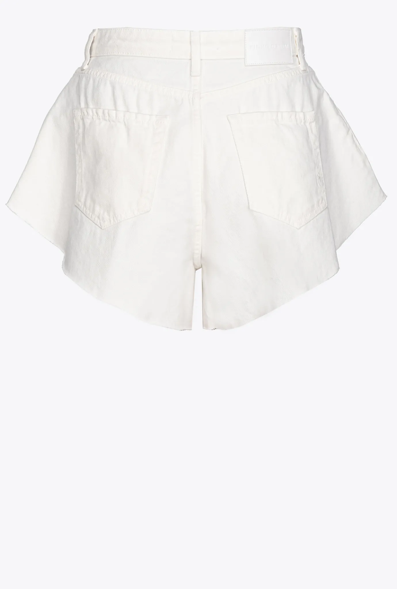 Jeans|PINKO Short Butterfly En Bull Blanc Brill.