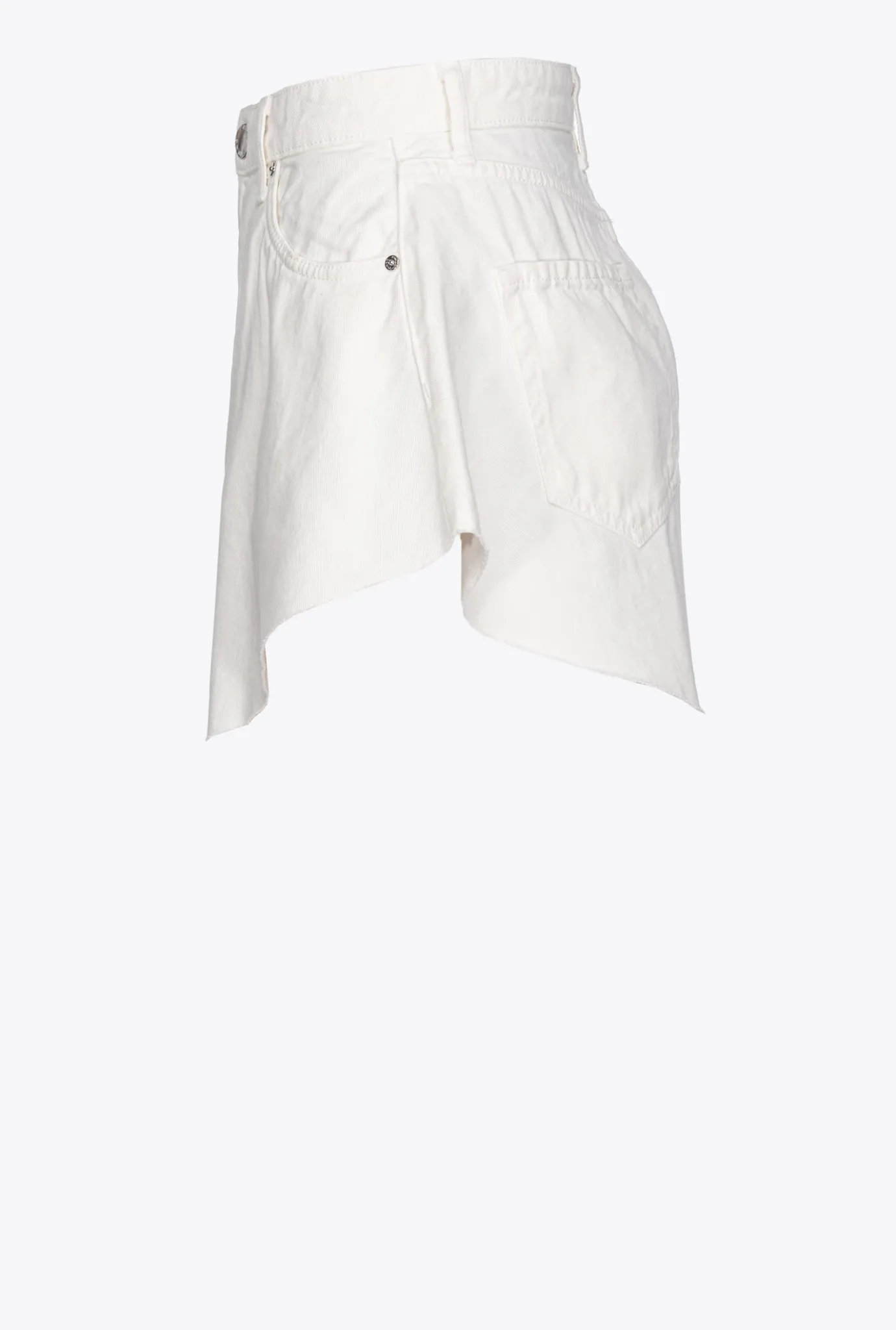 Jeans|PINKO Short Butterfly En Bull Blanc Brill.