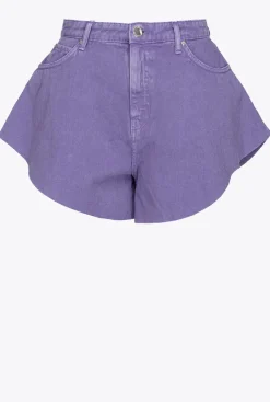 Jeans|PINKO Short Butterfly En Bull Lilas Lavande