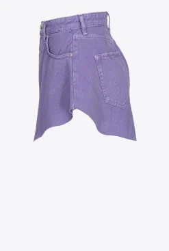 Jeans|PINKO Short Butterfly En Bull Lilas Lavande