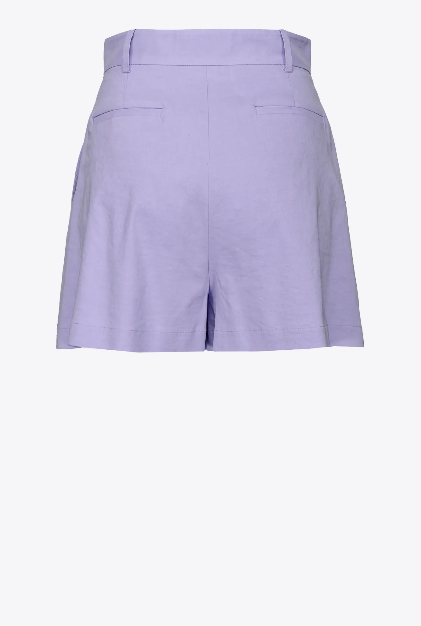 Tailleurs Et Ensembles|PINKO Short En Lin Stretch Orchidee Claire