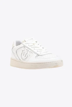 Chaussures|PINKO Sneakers A Empiecements Blanc Brill.