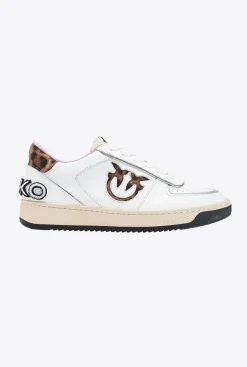 Chaussures|PINKO Sneakers A Empiecements Multi. Blanc/Beige
