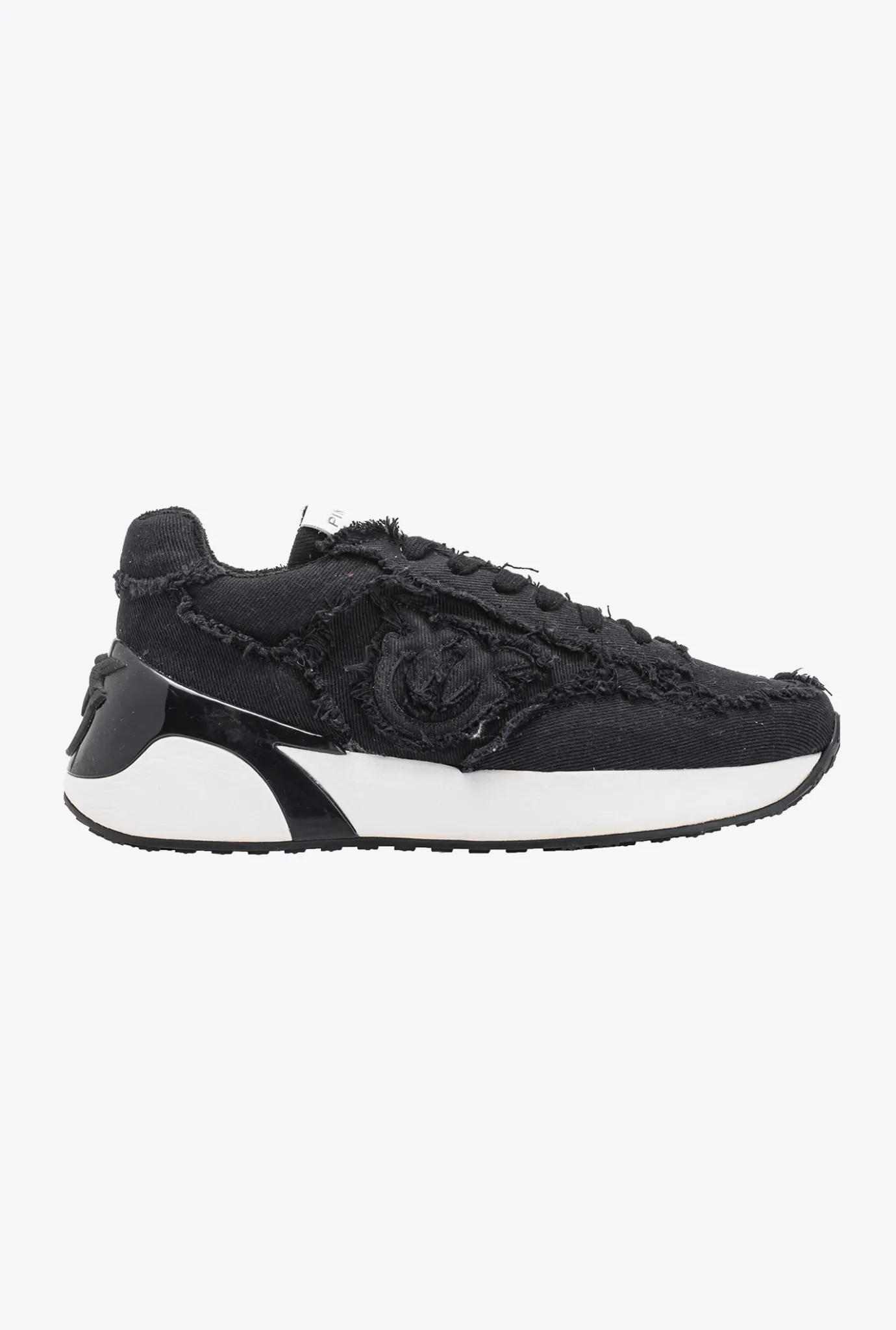 Chaussures|PINKO Sneakers En Denim Noir Limousine