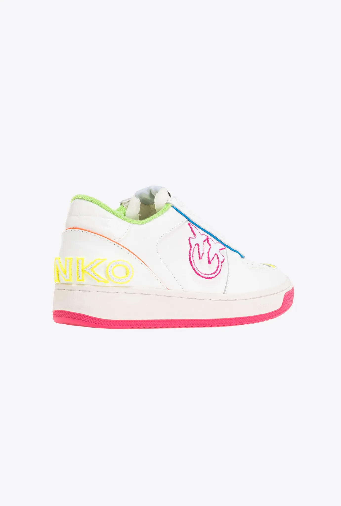 Chaussures|PINKO Sneakers Neon Blanc/Fuchsia Fluo