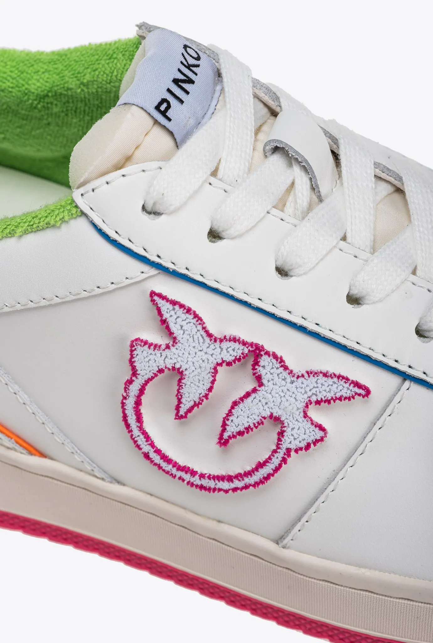 Chaussures|PINKO Sneakers Neon Blanc/Fuchsia Fluo
