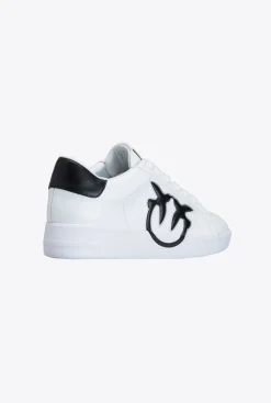 Chaussures|PINKO Sneakers Plates A Logo Blanc/Noir
