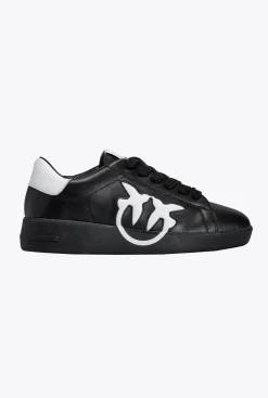 Chaussures|PINKO Sneakers Plates A Logo Noir/Blanc