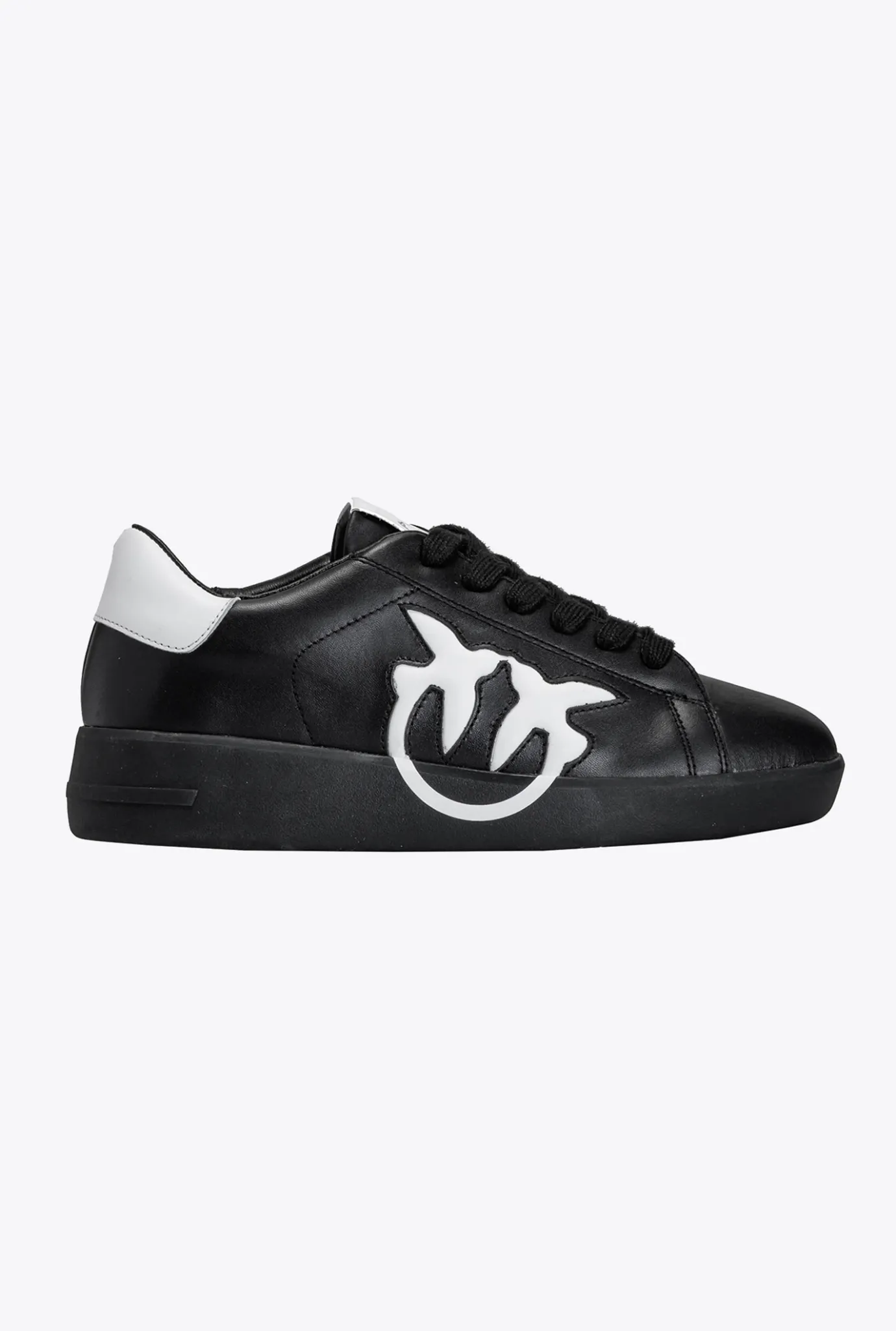 Chaussures|PINKO Sneakers Plates A Logo Noir/Blanc
