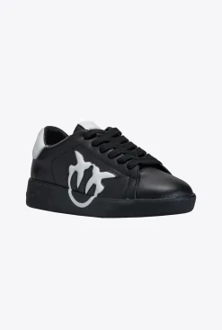 Chaussures|PINKO Sneakers Plates A Logo Noir/Blanc