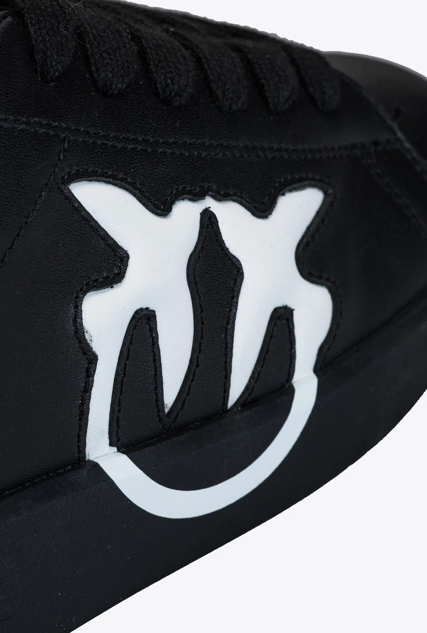 Chaussures|PINKO Sneakers Plates A Logo Noir/Blanc
