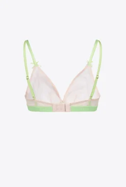 Lingerie|PINKO Soutien Gorge Triangle En Dentelle Rose/Vert