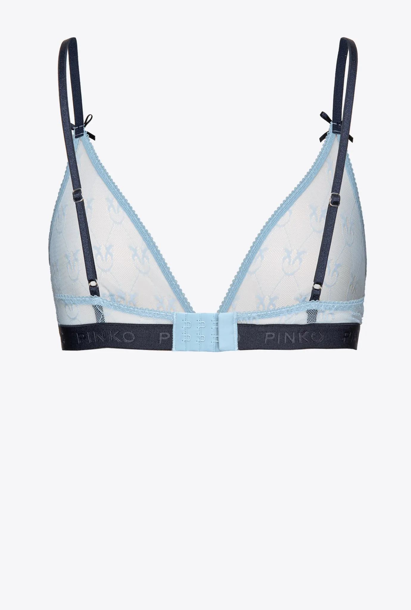 Lingerie|PINKO Soutien Gorge Triangle En Dentelle Bleu Ciel/Bleu