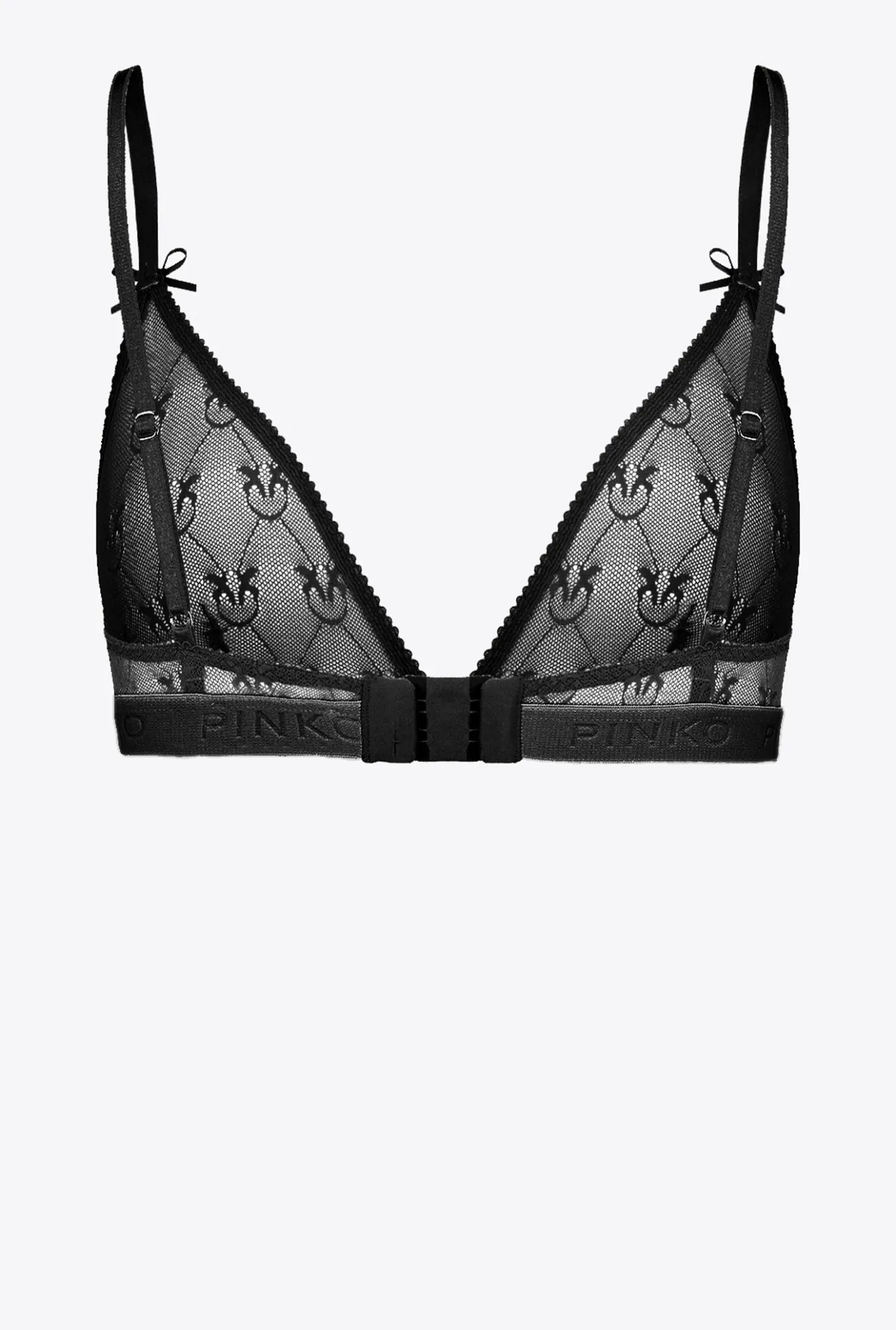 Lingerie|PINKO Soutien Gorge Triangle En Dentelle Noir Limousine